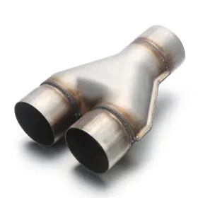 Y-3030 Lcgp 3 Inch Inlet Y Pipe Universal Stainless 3ftft Single To Dual