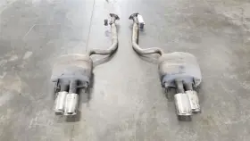 333.le1v16 Lexus 16 Gs F 5.0l Rear Exhaust Muffler Set Pair
