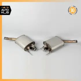 490022111 Lorinser 07-13 Mercedes W221 S550 Cl600 S600 Exhaust Mufflers Right And Left Set
