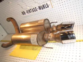 030602 Lorinzer / Mercedes Benz W220 S430 S500 Lorinser Sebring V8 Rear Exhaust Mufflers Dual 1 System