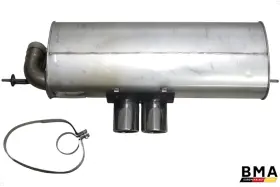 132s0003 Lotus Evora Rear Sport Engine Exhaust Muffler Silencer 2010 2011 2012 Oem