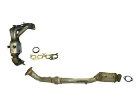 139091 Mac Auto Parts Front Manifold And Rear Made In Usa Converters For Nissan Altima 2.5l 02-04