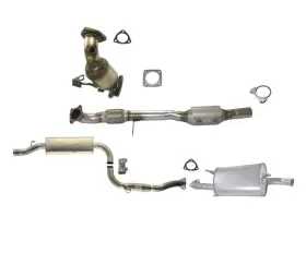 158820 Mac Auto Parts Exhaust System Catalytic Converter Resonator And Muffler For Volvo V40 1.9l 00-04