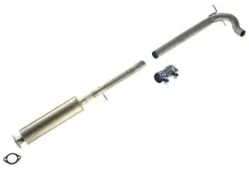 161373 Mac Auto Parts Resonator Extension Pipe With Gasket And Clamp For Volvo S60 01-04 Turbo