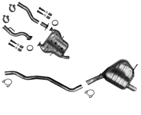 182851 Mac Auto Parts For 2011-2020 Jeep Grand Cherokee 3.6l Muffler Exhaust System Made In Usa