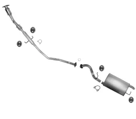 189825 Mac Auto Parts Catalytic Converter Resonator Muffler Assembly For 2009-2013 Toyota Corolla 1.8l