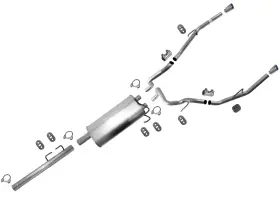 216733 Mac Auto Parts High Flow Dual Exhaust Fits Ram With Factory Duals For 1500 2009-2016 5.7