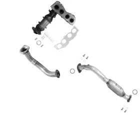 230002 Mac Auto Parts Upper And Lower Catalytic Converters For Toyota Rav4 2.5l Gasoline 2013 2014 2018