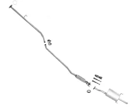 40026 Mac Auto Parts Muffler Exhaust System With Gaskets Clamps For Honda Civic Ex 1.7l 2001-2005