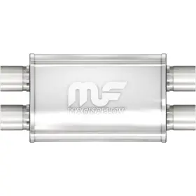11379 Magnaflow 4 Inch X 9 Oval Dual/dual Stainless Muffler