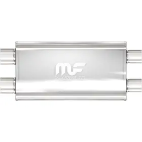 12569 Magnaflow 5 Inch X 11 Oval Dual/dual Stainless Muffler