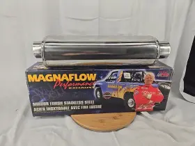 14259 Magnaflow Muffler Stainless Steel 24x5x8 3 Inch Offset Center