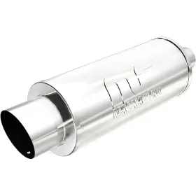 14821 Magnaflow 6x6 Inch Round Center/center Stainless Muffler