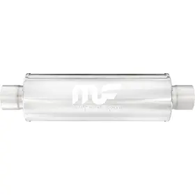 14867 Magnaflow 5x5 Inch Round Center/center Stainless Muffler