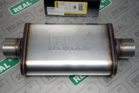 Mag-11219 Magnaflow Muffler Center 4 Inch X 9 Oval 14 Body 20 Overall 3 Inlet Outlet 11219