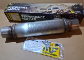 Mag-14419 Magnaflow 3 Inch Id 14419 Straight Through Muffler S/s 4 Body