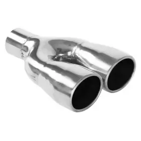 Mag-35169 Magnaflow Rolled Oval Straight Dual Exhaust Tip 3 Inch X 3.75 10 35169