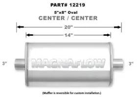12219 Magnaflow Perf Exhaust Stainless Steel Muffler