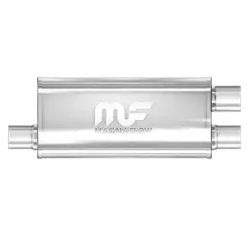 12265 Magnaflow Perf Exhaust - Stainless Steel Oval Bi-direction Satin Gray Muffler