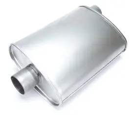R27715 Magnaflow Perf Exhaust - Aluminized Steel Oval Gray Muffler 2.5 Inch Offset Id