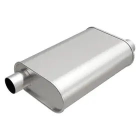 R27714 Magnaflow Exhaust Muffler Aluminized Steel Oval Gray 2.25 Inch Offset Id