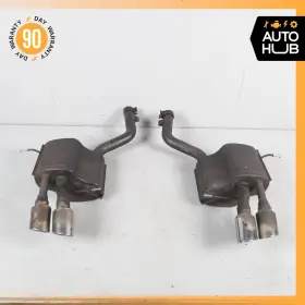 201254 Maserati Quattroporte M139 Exhaust Mufflers Dual Tips Left And Right Side Set Oem