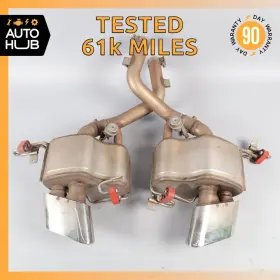 228583 Maserati Granturismo M145 4.7l Sport Exhaust Mufflers Tips Left And Right Set 61k