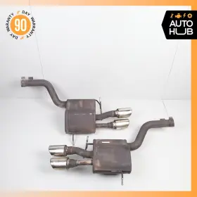 237915 Maserati Quattroporte M139 Exhaust Mufflers Dual Tips Left And Right Side Set 51k