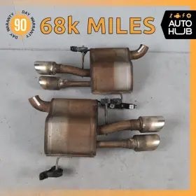 241834 Maserati Quattroporte M139 Exhaust Mufflers Dual Tips Left And Right Side Set 68k