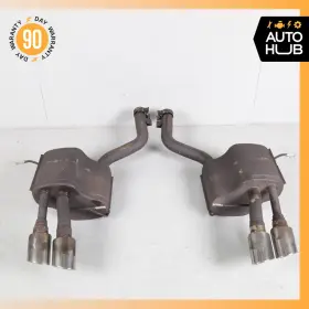 253511 Maserati Quattroporte M139 Exhaust Mufflers Dual Tips Left And Right Side Set 71k