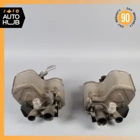 670103691 Maserati Levante M161 Exhaust Mufflers Dual Tips Left And Right Side Set Oem 44k