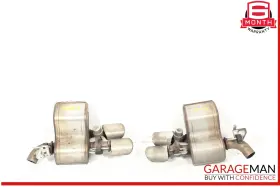 670106560 Maserati 14-20 Ghibli 3.0l Rear Right And Left Side Exhaust Muffler Tips Set Of 2