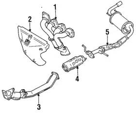 Bpa5-40-100b Mazda Genuine Muffler