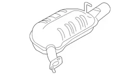 L393-40-100 Mazda Genuine Muffler