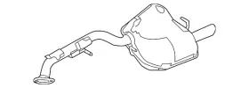 L829-40-100 Mazda Genuine Exhaust Muffler