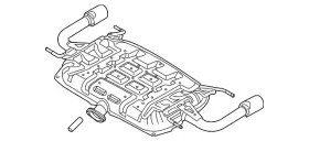 Pye6-40-100a Mazda Genuine Resonator And Pipe