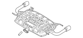 Pym3-40-100a Mazda Genuine Resonator And Pipe