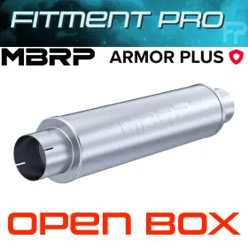 Mbrpm1004s Mbrp Exhaust Quiet Tone Diesel Muffler 4 Inch Inlet Outlet 24 Body 30 Overall M1004s