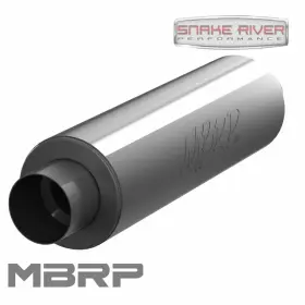 Gp220022 Mbrp 5 Inch In/out 31 Length Universal Single Aluminum High Flow Muffler