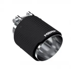 T5180cf Mbrp Fits Universal Carbon Fiber Dual Wall Tip 4.5in Od/3in Inlet/6.13in L