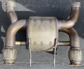 14h0174cp Mclaren 720s Exhaust Muffler Original Oem With Tips