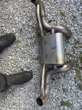 22ha122gp Mclaren Gt Rear Engine Exhaust Muffler Assembly 2020 - 2023 Oem