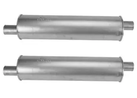2.25id Medallion Auto Parts 227719 2 Units Of 6 Inch Round Universal Muffler 33 Oal Offset