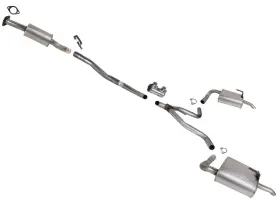 228006 Medallion Auto Parts Resonator Pipe Muffler Dual Exhaust System For Nissan Altima 2.5 19-23 Front Dr