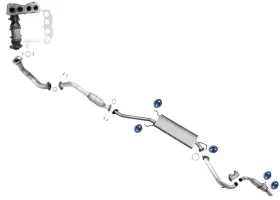 230369 Medallion Auto Parts For Toyota Rav4 2013-15 2.5l Carb Catalytic Converter Resonator Muffler Exhaust