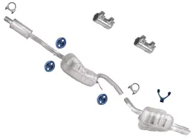 231007 Medallion Auto Parts For Volkswagen Jetta 2011 2012 2013 2.5l Sedan Exhaust System Resonator Muffler