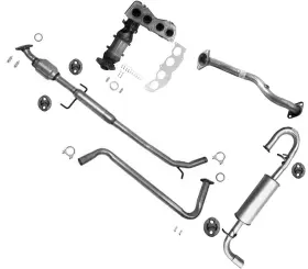 643123 Medallion Auto Parts For Scion Tc 2011-2016 Exhaust Resonator Catalytic Converters Extension Pipe