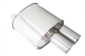 Mr-mu-frt-2 Megan Racing Exhaust Muffler F-rt Dual Tip