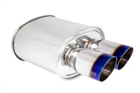 Mr-mu-mvo-2 Megan Racing Exhaust Muffler M-vo Dual Burnt Tips