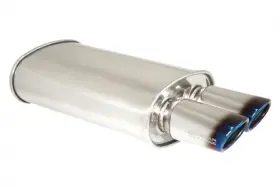 Mr-mu-ova-2 Megan Racing Exhaust Muffler O-va Dual Oval Burnt Tips